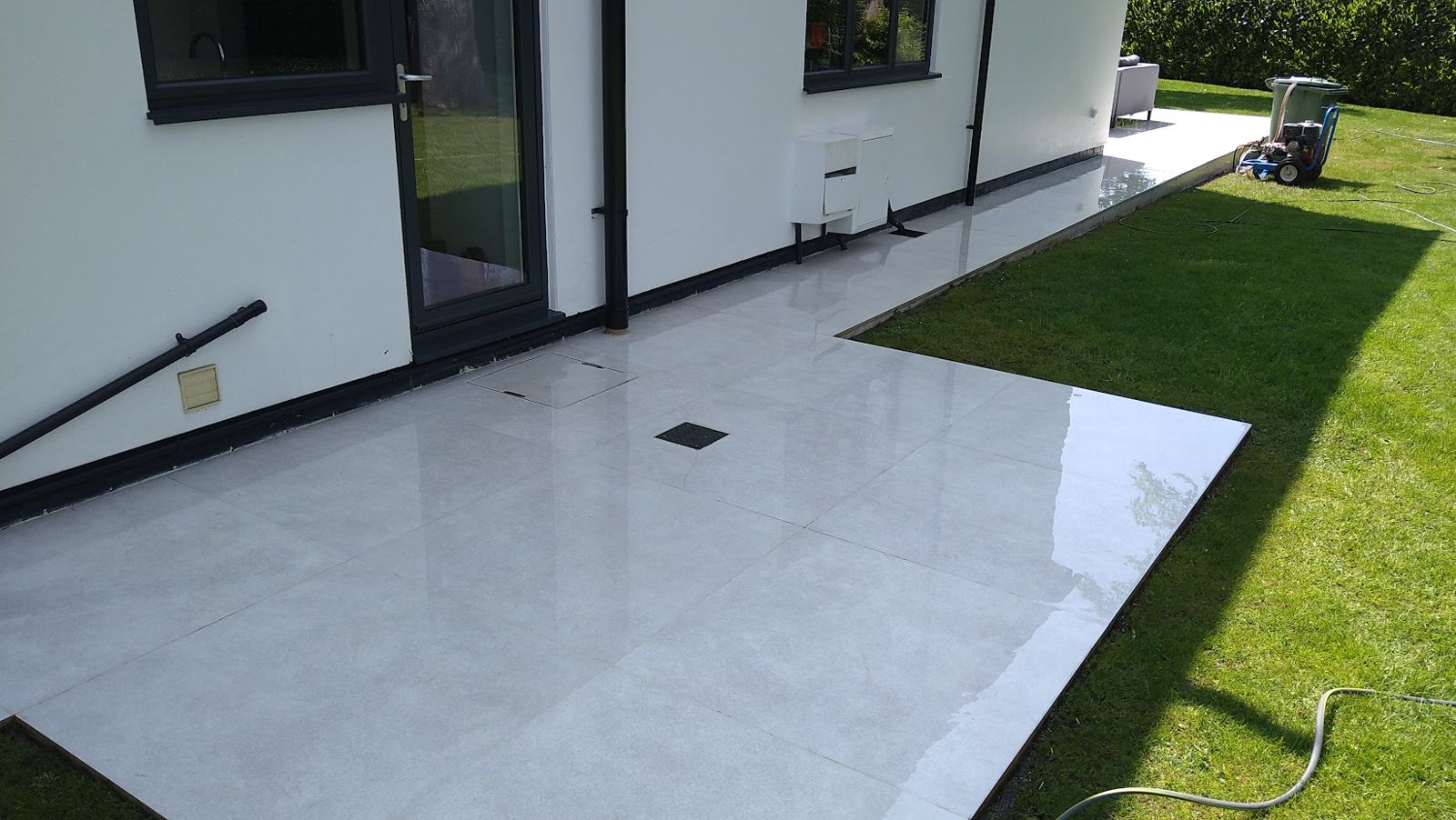 Patio jetwash clean